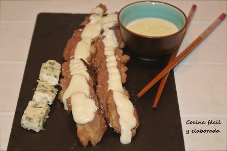 MAGRET DE PATO CON SALSA DE ROQUEFORT MAGRET DE PATO CON SALSA DE ROQUEFORT