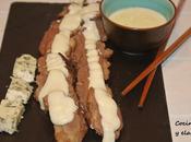 Magret pato salsa roquefort