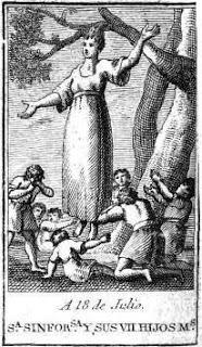 Santa Sinforosa, romana y no mexicana.