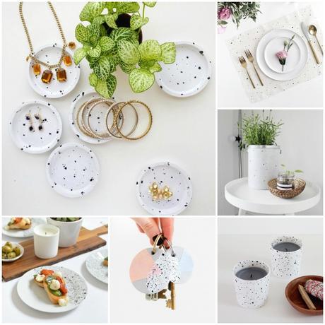 6 diy decó con efecto moteado