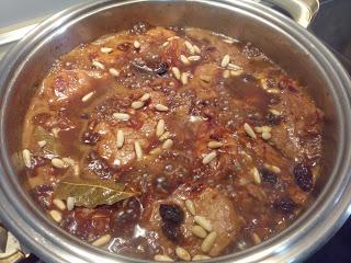 SOLOMILLO AL MOSCATEL DE MALAGA CON PASAS Y PIÑONES