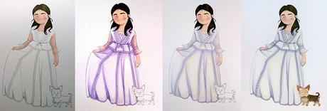 El recordatorio de comunión de Alba El recordatorio de comunión de Alba