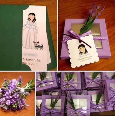 El recordatorio de comunión de Alba El recordatorio de comunión de Alba