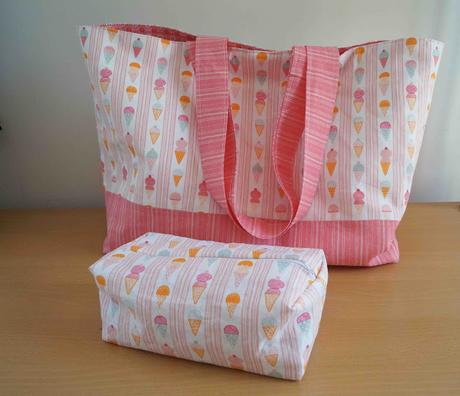 Tutorial: bolso de verano con bolsillo / Tutorial: summer bag with pocket