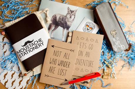 Moustache Stationery Box Moustache Stationery Box - May 2106: Wanderlust
