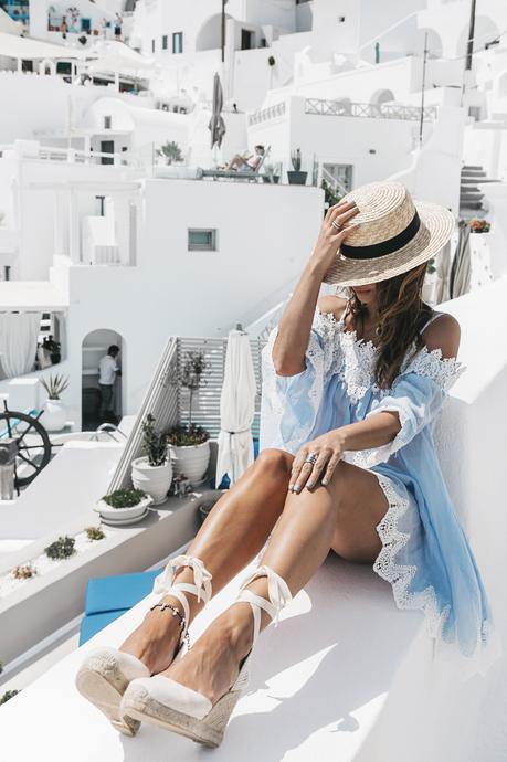 Blue_Dress-Soludos_Escapes-Soludos_Espadrilles-Canotier-Hat-Lack_Of_Color-Summer-Santorini-Collage_Vintage-59