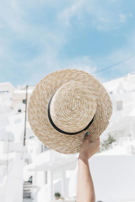 Blue_Dress-Soludos_Escapes-Soludos_Espadrilles-Canotier-Hat-Lack_Of_Color-Summer-Santorini-Collage_Vintage-80