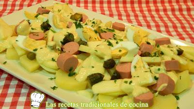 ensalada alemana de patatas