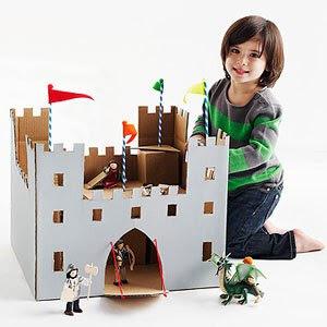 Moldes para hacer castillos de juguete con los niños en estas vacaciones