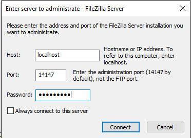 filezilla server