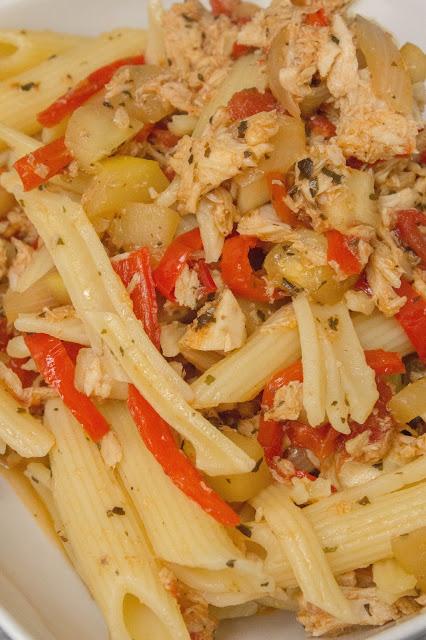 Macarrones con verduras dieta Alea