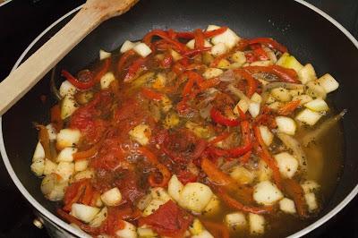Macarrones con verduras dieta Alea