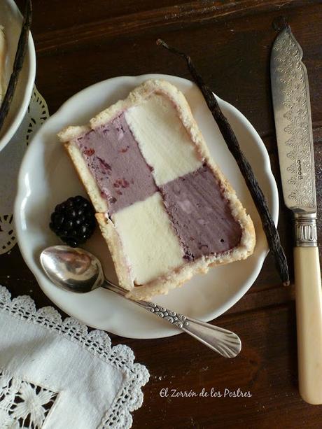 Battenberg Helado Moras y Vainilla