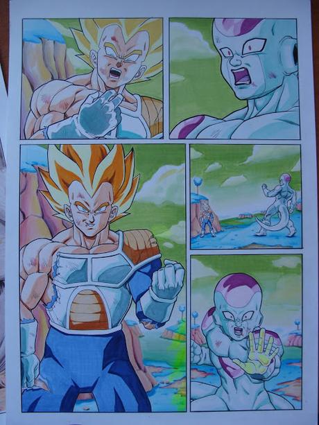 Micro-Comic de Dragon Ball Z en Copic en la Trastienda de Moreno (ya subiré más páginas)