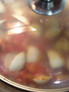 ALMEJAS CON SOFRITO Y PESTO