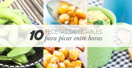 10 recetas saludables para picar entre horas