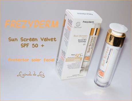 FREZYDERM, protector facial Velvet Sun Sreen, SPF 50 +.