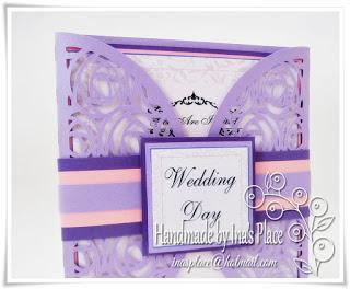 Invitación Bodas - Lilac & Purple Wedding Invitation + Color Palettes.