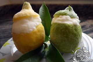 Limón helado relleno, Helado de Limón