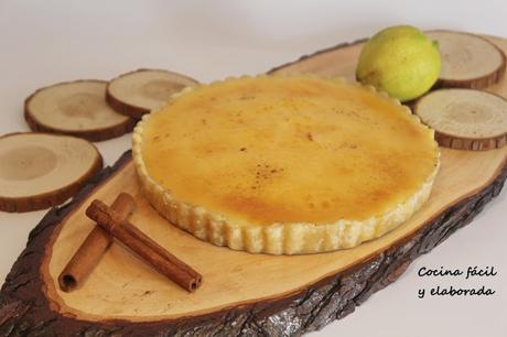 TARTA DE CREMA CATALANA (CON Y SIN THERMOMIX)