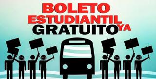Boleto estudiantil gratis