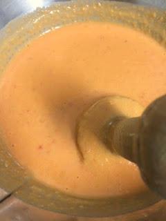 GAZPACHO DE TOMATE Y NACTARINAS