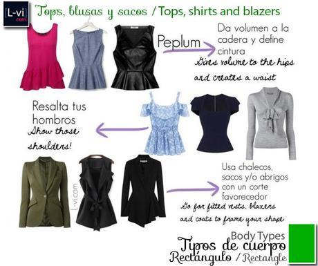 [Rectangle] Tops, shirts and blazer. L-vi.com