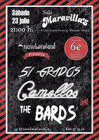 Concierto de 51 Grados, Camellos y The Bärds en Maravillas Club