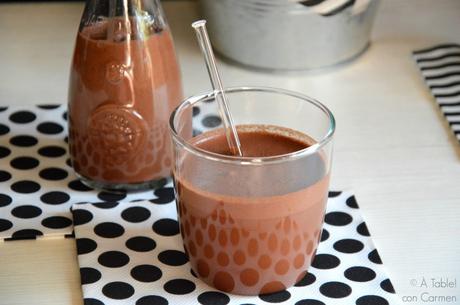 Batido de Chocolate y Leche de Almendras