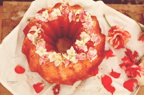 Lemon and Roses Bundt Cake #BundtBakers