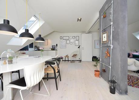 separación provisional decoración puertas plegables estilo nórdico escandinavo distribución abierta diáfana cocinas diáfanas cocinas abiertas blog decoracion interiores 