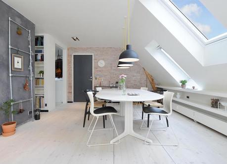 separación provisional decoración puertas plegables estilo nórdico escandinavo distribución abierta diáfana cocinas diáfanas cocinas abiertas blog decoracion interiores 