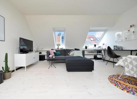 separación provisional decoración puertas plegables estilo nórdico escandinavo distribución abierta diáfana cocinas diáfanas cocinas abiertas blog decoracion interiores 