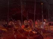 marine night ".miniatures collection.Oil spattula c...