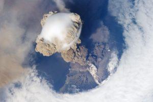 Erupción volcán Sarychev 