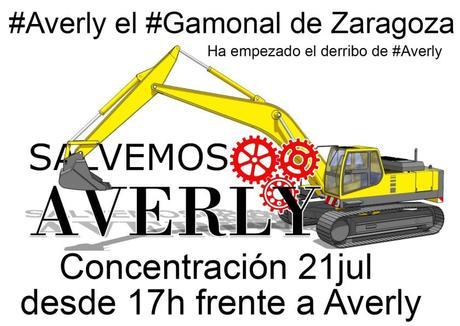 #Averly el #Gamonal de Zgz. CONCENTRACIÓN 21jul desde 17h frente a Averly