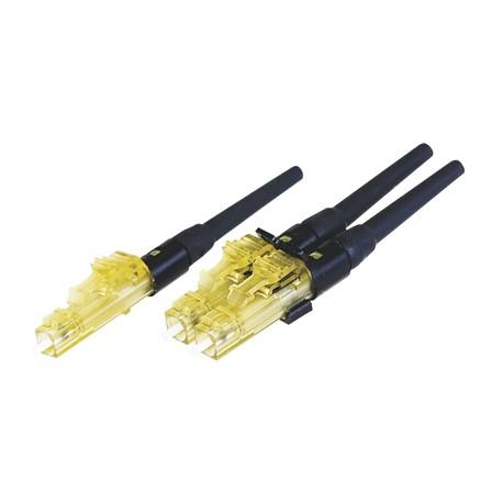 CONECTOR SIMPLEX PRE-PULIDO LC OptiCam® MULTIMODO 50/125 (OM2), COLOR NEGRO REQUIERE HERRAMIENTA FCAMKIT