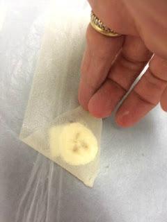 PAQUETITOS DE BRICK CON PLATANO, FRAMBUESA Y CHOCOLATE