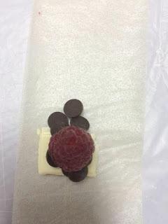 PAQUETITOS DE BRICK CON PLATANO, FRAMBUESA Y CHOCOLATE