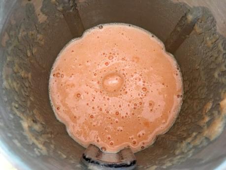 Sorbete de melón cantaloupe sorbete casero postres recetas delikatissen postres fáciles postres de verano postre con melón helado sorbete granizado helado de melón helado de fruta 