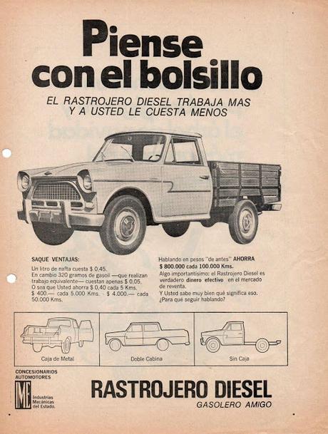 Un gasolero amigo, el Rastrojero