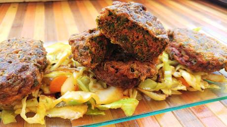 Buñuelos de kale o col rizada Buñuelos de kale o col rizada