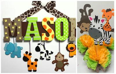 6 Ideas para una fiesta safari para niños con moldes