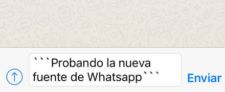 Como cambiar el tipo de letra en Whatsapp