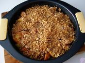 Crumble melocotón