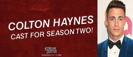 Colton Haynes se une a la segunda temporada de 'Scream Queens'