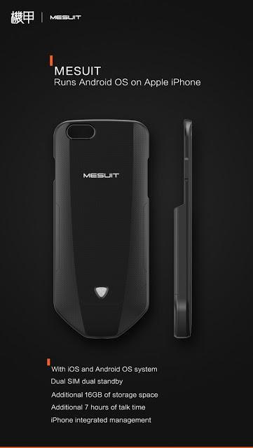 MESUIT, la carcasa que te permite correr Android en el iPhone