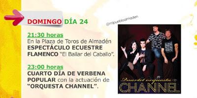 Hoy domingo en la Feria de Almadén 2016