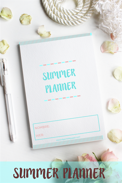 Planificador Imprimible para disfrutar de tu desconexión en verano + Reto/Sorteo