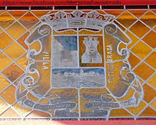Antiguo escudo Heráldico de Fuenlabrada en el Esnago's Café